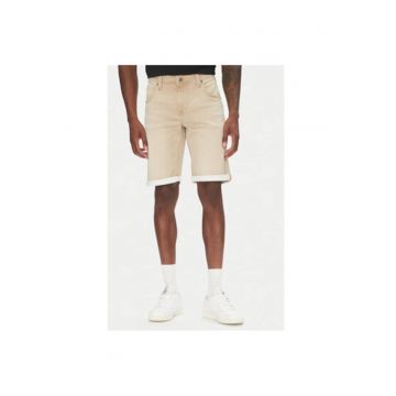 Pantaloni scurti din denim barbati  1016351 - Bumbac/Poliester - Bej
