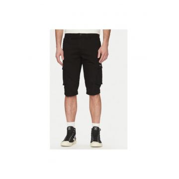 Pantaloni scurti din denim barbati  20713329 - Bumbac - Negru