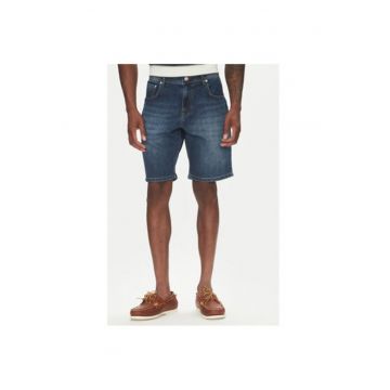 Pantaloni scurti din denim barbati  26655670 - Bumbac/Lyocell - Bleumarin