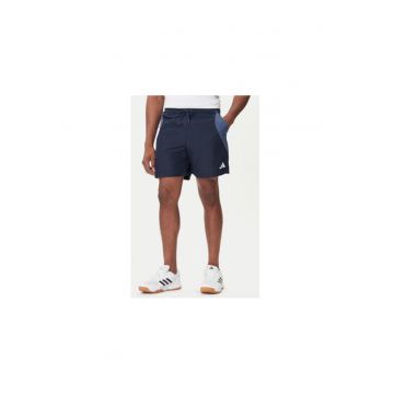Pantaloni scurti lifestyle cu insertii contrastante -