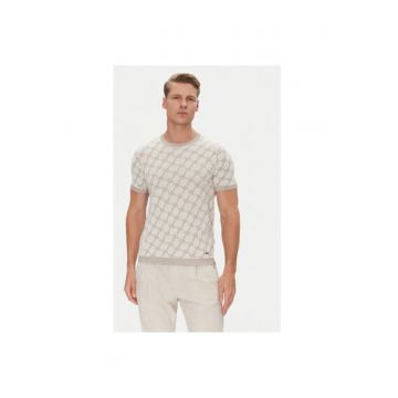 Pulover barbati  10019314 30045832 - Bumbac/Viscoza - L INTL - Bej