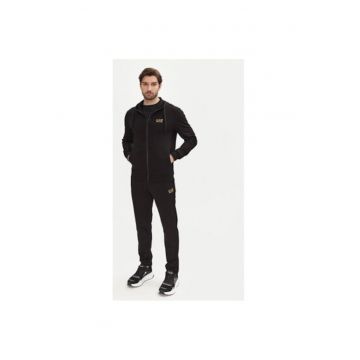 Trening barbati Ea7 Emporio Armani - 8NPV62 PJVRZ - Bumbac - Negru