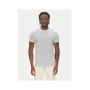 Tricou barbati  1016496 - Bumbac - Bej/Bleumarin - Bej/Bleumarin