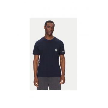 Tricou barbati  221038 - Sintetic - Bleumarin