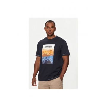 Tricou barbati -  304197109 - Bumbac - Albastru