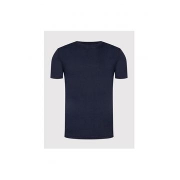 Tricou barbati  3U53J1F15 - Bumbac - XS INTL - Bleumarin