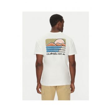 Tricou barbati  EQYZT08038-WBK0 - Bumbac organic - 46797 - Ecru