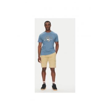 Tricou barbati  EQYZT08056-BLQ0 - Bumbac - Albastru