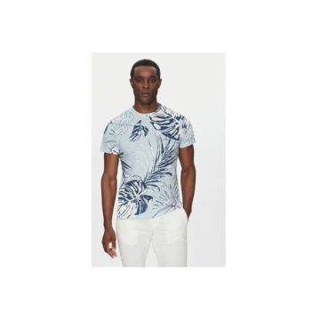 Tricou barbati  INTRIBE 41-140 - Bumbac - Albastru deschis