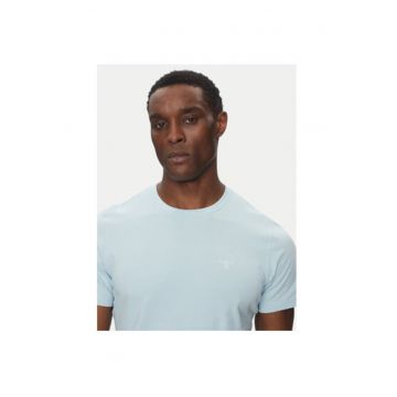 Tricou barbati  MTS0331BU17 - Bumbac - 2XL INTL - Albastru deschis