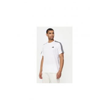 Tricou cu decolteu la baza gatului&detalii logo