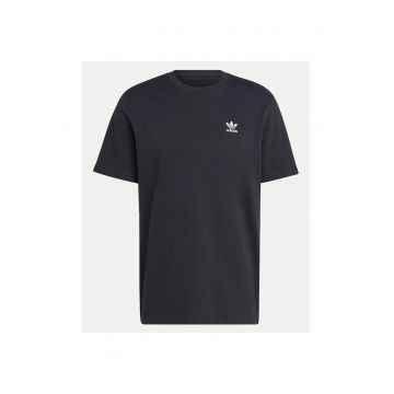 Tricou cu decolteu la baza gatului si detaliu logo