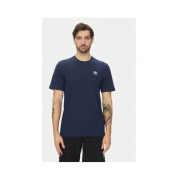 Tricou cu logo mic din bumbac la baza gatului