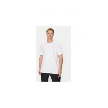 Tricou lejer cu print pe spate