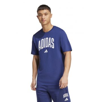 Tricou lejer de bumbac cu imprimeu logo