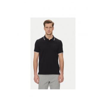 Tricou polo barbati  10019372 30045613 - Bumbac - Negru