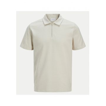 Tricou Polo barbati  12269338 - Bumbac/Poliester - Bej