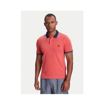 Tricou polo barbati  3F9HU302E - Bumbac - XS INTL - Visiniu