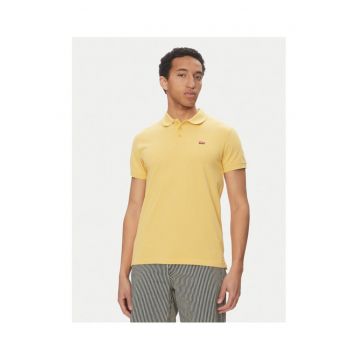 Tricou polo barbati Levi S - 35883-0231 - Bumbac - Galben - Galben