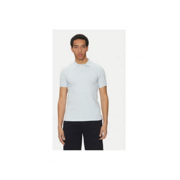 Tricou polo barbati  M5510R-T3236 - Bumbac - Albastru deschis