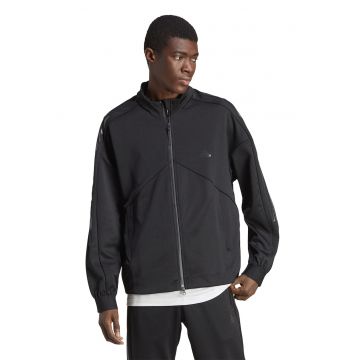 Bluza sport cu fermoar si imprimeu logo Tiro