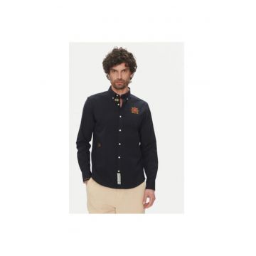 Camasa barbati  OX092 - Bumbac - Bleumarin