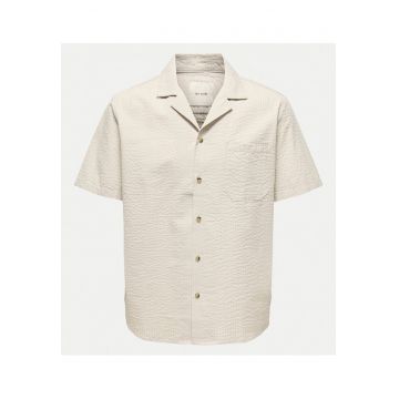 Camasa barbati  Sons - 22030342 - Bumbac/Bumac reciclat - Bej