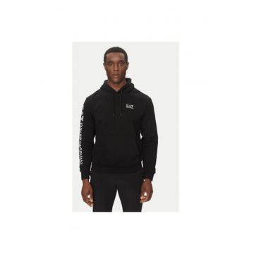 Hanorc barbati Ea7 Emporio Armani - 7M000570 AF10377 - Bumbac/Poliester - Negru