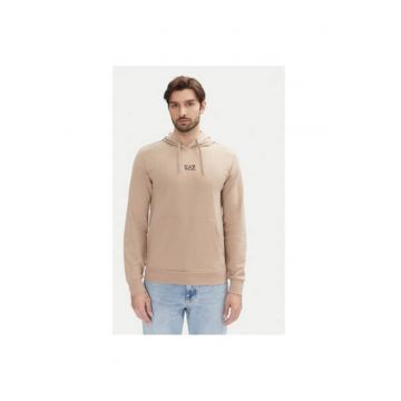 Hanorc barbati Ea7 Emporio Armani - 8NPM32 PJVRZ - Bumbac - Bej