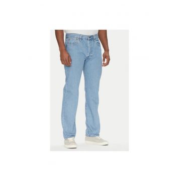 Pantaloni barbati  00501-3708 - Bumbac - Albastru