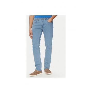 Pantaloni barbati  20717854 - Bumbac/Elastan - Albastru