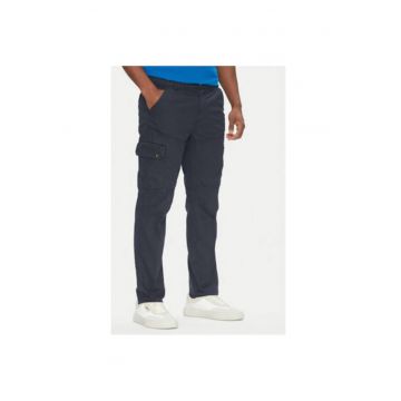 Pantaloni barbati  251PA1662CT3526 - Bumbac/In - Bleumarin