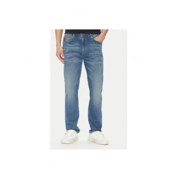 Pantaloni barbati  251PJ205CT3528 - Bumbac - Albastru