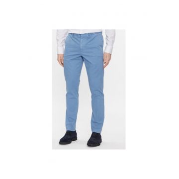 Pantaloni barbati -  303642259 - Bumbac - Albastru