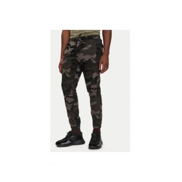 Pantaloni barbati -  304528248 - Bumbac - Verde