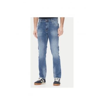 Pantaloni barbati  3919D 26612 - Bumbac - Albastru