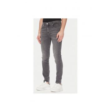 Pantaloni barbati  A2M10066 - Bumbac/Poliester - Gri