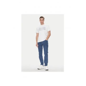 Pantaloni barbati  A2M10124 - Bumbac organic/Bumbac - Albastru