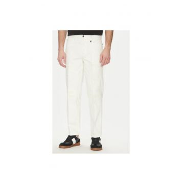 Pantaloni barbati  UMP25142JE - Bumbac - Alb