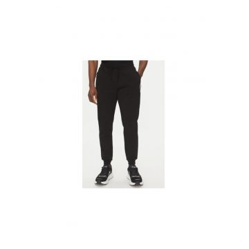 Pantaloni de trening barbati Ea7 Emporio Armani - 7M000097 AF12116 - Bumbac/Poliester - Negru