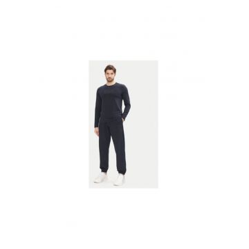 Pantaloni de trening barbati Ea7 Emporio Armani - 7M000233 AF13512 - Bumbac - Bleumarin
