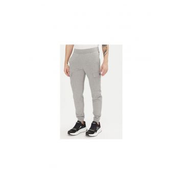 Pantaloni de trening barbati Ea7 Emporio Armani - 8NPP67 PJVRZ - Bumbac - Gri