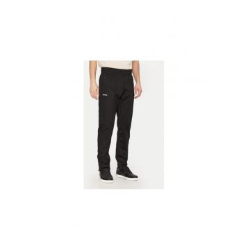 Pantaloni de trening barbati  SHZ22104011 - Bumbac/Poliester - Negru