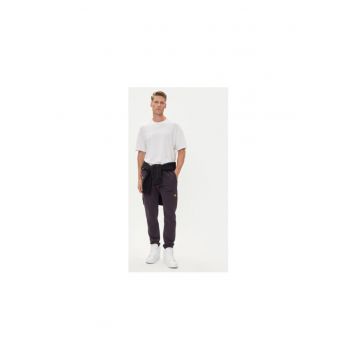 Pantaloni de trening cu buzunare laterale&logo discret