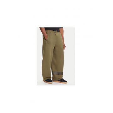 Pantaloni de trening cu logo si snur