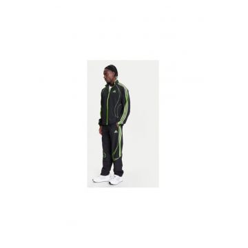 Pantaloni de trening cu talie medie si buzunare laterale