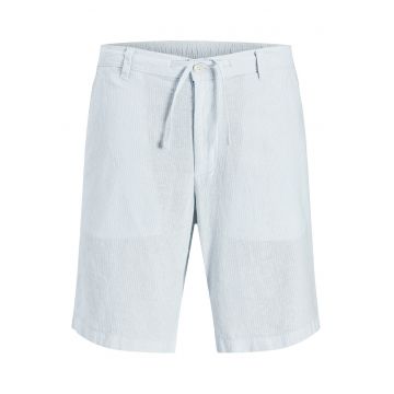 Pantaloni scurti barbati  12269376 - In/Viscoza - Albastru deschis