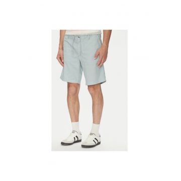 Pantaloni scurti barbati  12274968 - Bumbac/In - Albastru deschis