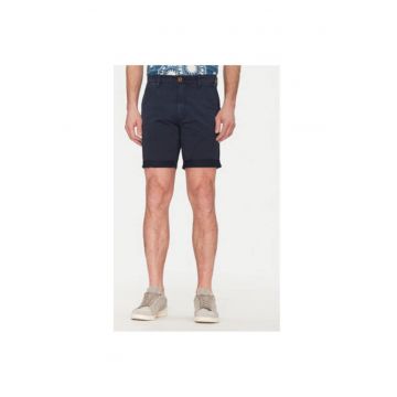 Pantaloni scurti barbati  20717939 - Bumbac - Bleumarin