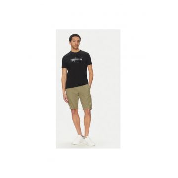 Pantaloni scurti barbati  25414025 - Bumbac - Verde